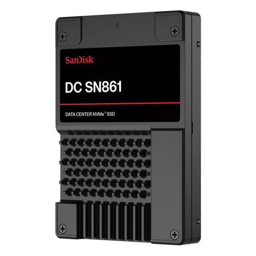 SanDisk DC SN861 - SSD - Centre de données - 3.84 To - interne - 2.5" - PCI Express 5.0 x4 (NVMe)