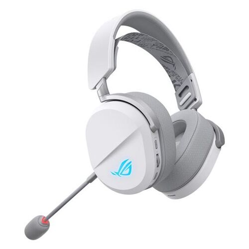 ASUS ROG Pelta - Micro-casque - circum-aural - fréquence/Bluetooth radio de 2,4 GHz - sans fil - blanc