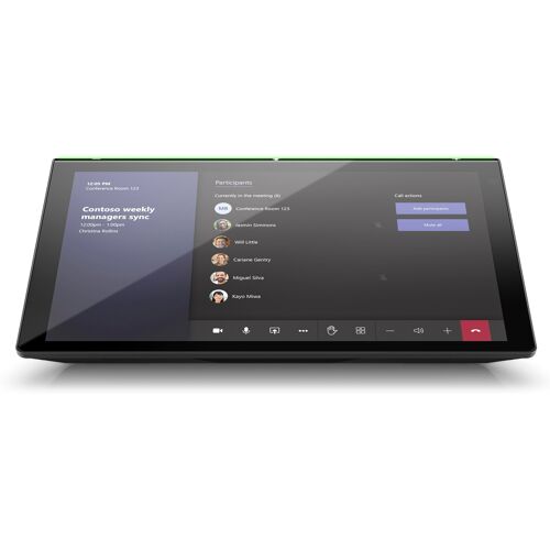 HP Presence Small Space Solution Plus AI Camera with Microsoft Teams Rooms Intel Core i5 i5-10500T 8 Go DDR4-SDRAM 256 Go SSD Windows 10 IoT Enterprise Bureau Noir