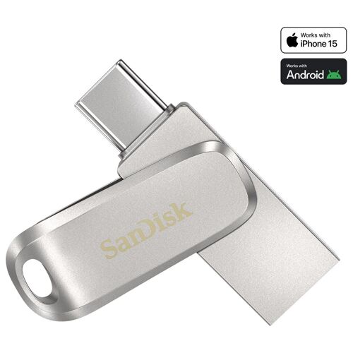 Clé USB SanDisk Ultra Dual Drive Luxe 512 Go USB 3.2 Gen 1 / USB-C