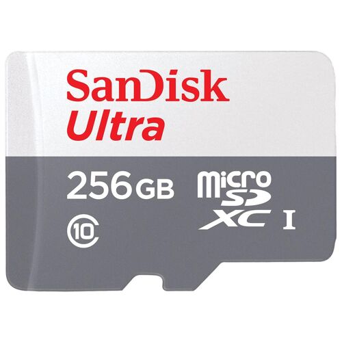 SanDisk Ultra - Carte mémoire flash (adaptateur microSDXC vers SD inclus(e)) - 256 Go - Class 10 - microSDXC UHS-I