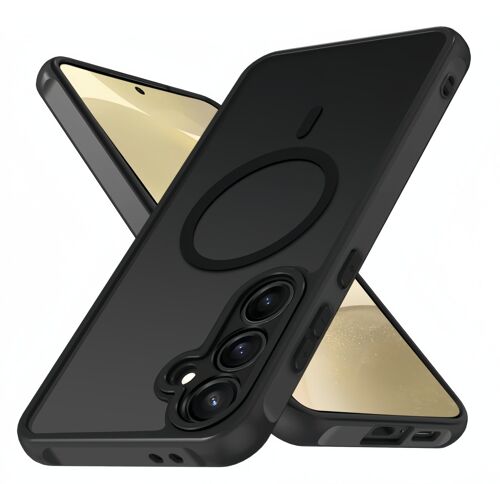 Coque Mat Magnétique pour SAMSUNG GALAXY S24 +/S24 PLUS ,Compatible avec MagSafe,Coque Translucide Mat Arrière Antichoc HQSELECTION®