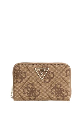 Guess Compagnon / Portefeuille Laurel Ii Slg Med Zi Latte Logo/Brown SO745914