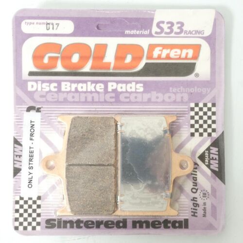 Plaquette De Frein Gold Fren Pour Moto Suzuki 1200 Gsf Bandit N 1996 À 2000 Avg/Avd / Etrier 4 Pistons / T/V/W/X/Y Neuf