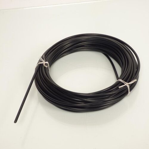 Rouleau 25m De Grosse Gaine Noire Standard Fil Plat 31/10 Pour Câble De Frein