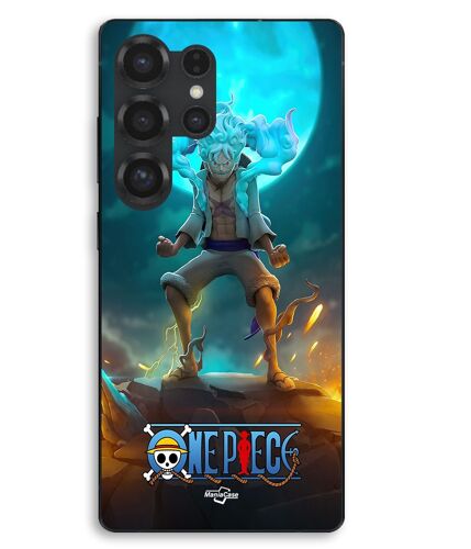 Coque Pour Samsung Galaxy S25 Ultra One piece Luffy Gear Lune manga anime Maniacase