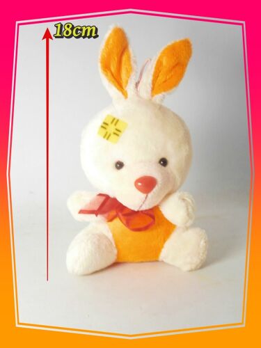 peluche lapin assis - 18cm