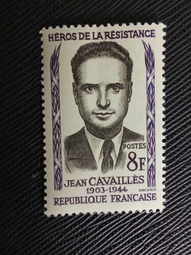 Timbre France Y T 1157 Jean Cavailles (1903-1944) 1958 (071209 )