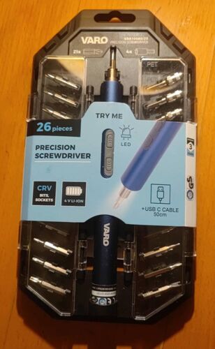 KIT Tournevis de précision électrique USB C coffret 26 pieces