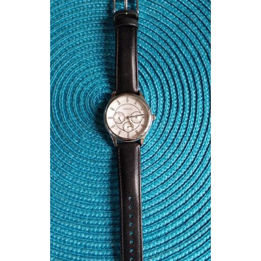 Montre Fossil ES-1055 Pour Femme - Acier Inoxydable, Mouvement Quartz, État Occasion