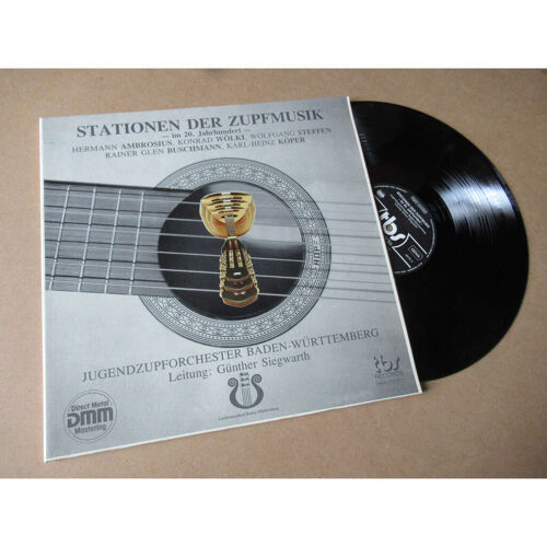 Hermann Ambrosius, Konrad Wölki, Wolfgang Steffen, Rainer Glen Buschmann, Karl-Heinz Köper, Jugendzupforchester Baden-Württemberg, Günther Siegwarth - Stationen Der Zupfmusik - Tbs Records Lp