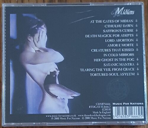 1 Cd Cradle Of Filth - Midian