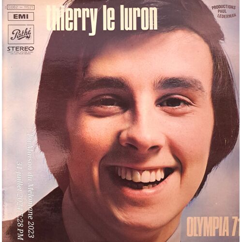 288 Superbe Album Vinyle Original Pathe Collection Thierry Le Luron Olympia 1971