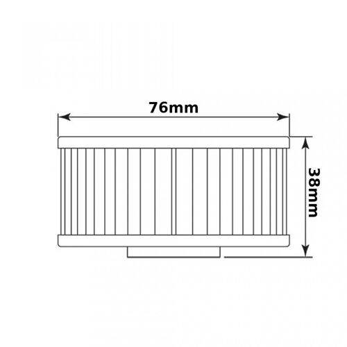 Filtre À Huile Emgo Pour Moto Yamaha 600 Yx Radian 1986 À 1990 Neuf