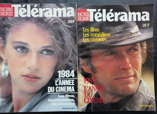 Lot De 2 Revues Télérama Hors-Série L'Année Du Cinéma 1984 1985