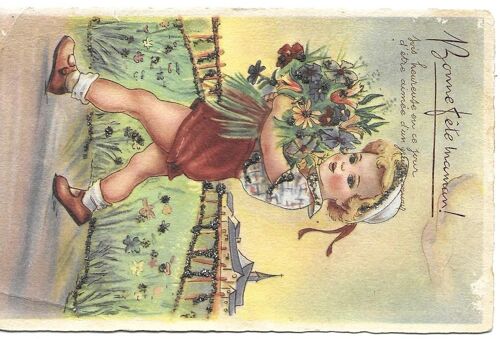 Cp. Bonne Fête Maman (394)