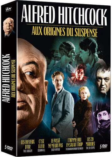 Alfred Hitchcock : Aux Origines Du Suspense - Coffret : Les Cheveux D'or + C'est La Vie + Le Passé Ne Meurt Pas + L'homme Qui En Savait Trop + Les 39 Marches - Pack
