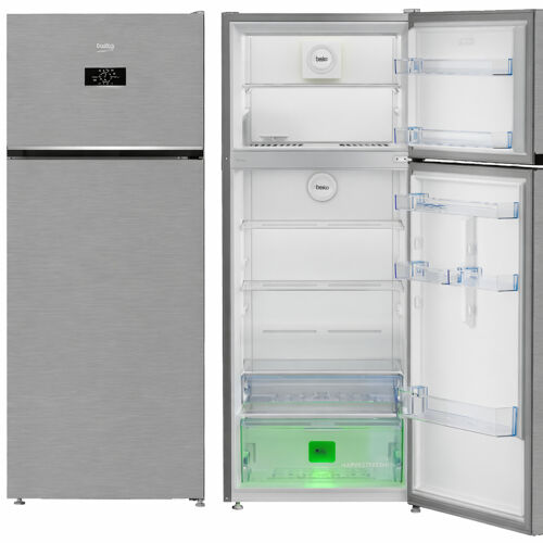 Réfrigérateur combiné Beko RDNG455E40XBN réfrigérateur-congélateur Pose libre 406 L Argent