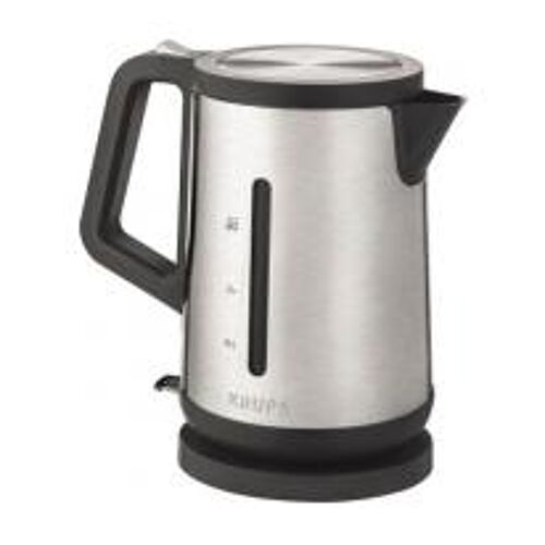 KRUPS Bouilloire électrique sans fil, 1,7L, 2400W, Base pivotante, Inox BW442D10