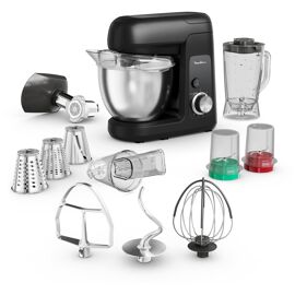 Moulinex Bake Partner QA525810 robot de cuisine 1100 W 4,6 L Noir et Acier inoxydable