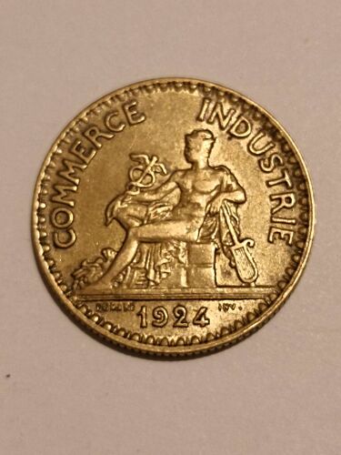 Pièce De 2 Francs Chambre De Commerce De France De 1924