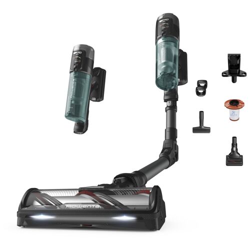 Rowenta RH9L42 Aspirateur-balai 2 en 1 Batterie Sec Sans sac Vert et Gris