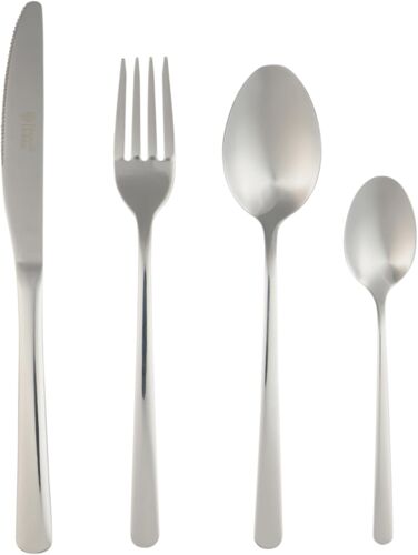 Vornixorsarlshopvienna Set De Couverts 48 Pièces ¿ Acier Inoxydable, Service Pour 12, Avec Fourchettes, Couteaux, Cuillères À Soupe Et À Café, Passe Au Lave-Vaisselle, Finition Miroir