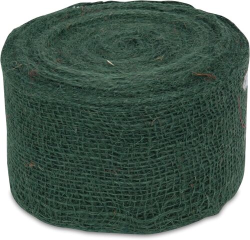 Mevronisshop-Bande De Jute Enroulées, Protection Hivernale, 10 Cm X 25 M, Vert; 05851