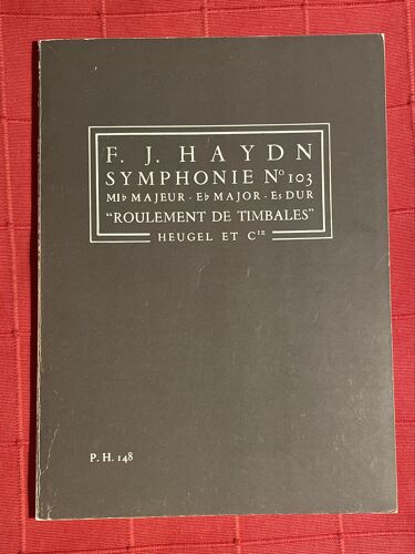 Symphonie N. 103 « Roulement De Timbales » - F. J. Haydn 