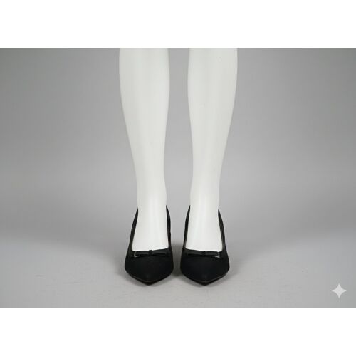 Escarpins Noirs À Talons En Daim Taille 39 Camaieu