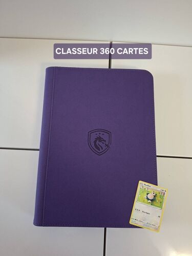 Classeur De Rangement Pour 360 Cartes Pokémon / One Piece De Qualité Premium