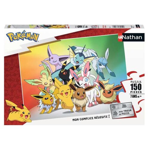 Nathan Puzzle 150 P - Evoli Et Ses Évolutions / Pokémon