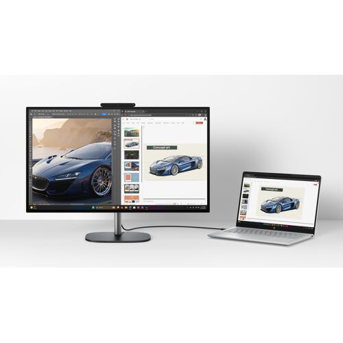 HP OmniStudio X All-in-One Desktop Next Gen AI 27-cx0016nf PC Copilot+ PC Intel Core Ultra 7 356H 27" 2560 x 1440 PC All-in-One 24 Go DDR5-SDRAM 1 To SSD Windows 11 Home Wi-Fi 7 (802.11be) Noir et Gris