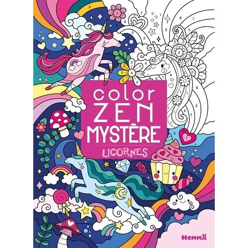 Color Zen Mystère Licornes