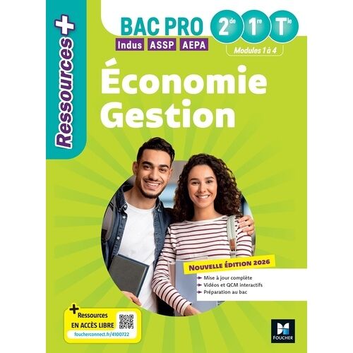 Economie Gestion Modules 1 À 4 Bac Pro 2de 1re Tle Ressources +