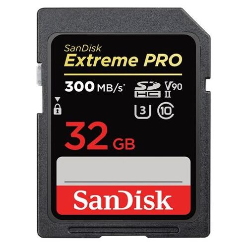 SanDisk Extreme Pro - Carte mémoire flash - 32 Go - UHS-II U3 / Class10 - 1733x/2000x - SDHC UHS-II