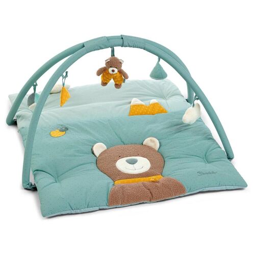 Sterntaler 9122002 Gymnase Et Tapis D'éveil Pour Bébé Coton, Polyester Vert Tapis De Gymnastique Pour Bébé