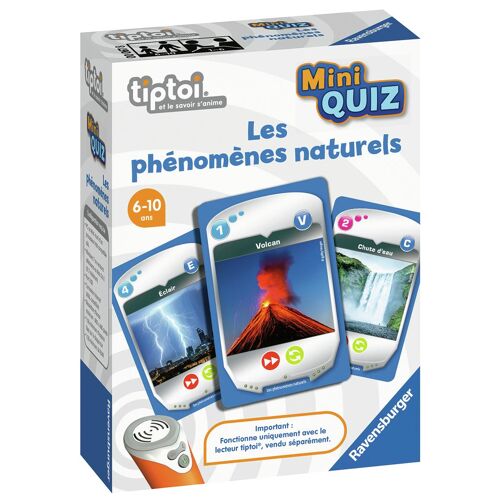 Ravensburger tiptoi - Mini Quiz - Les phénomènes naturels