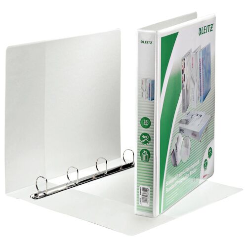 Leitz 42840001 Classeur À Anneaux A4 Blanc