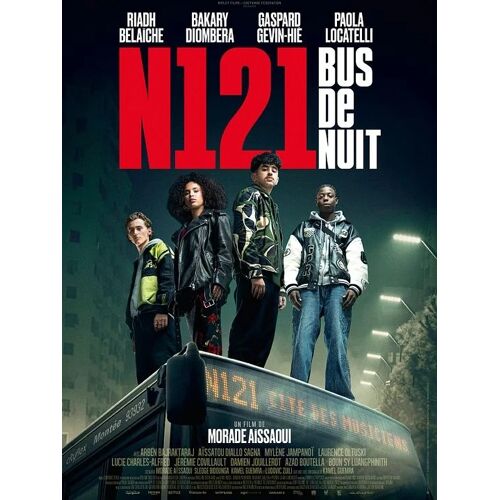 N121 Bus De Nuit - Affiche Pliée Originale De Cinéma - Format 40x60 Cm - Un Film De Morade Aïssaoui Avec Riadh Belaïche, Bakary Diombera, Gaspard Gevin-Hié, Mylène Jampanoï, Paola Locatelli - 2026