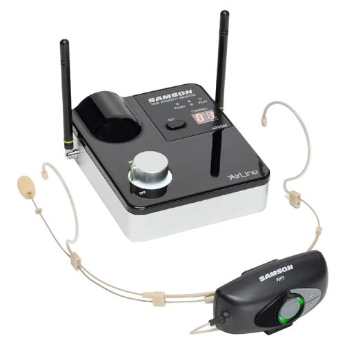 Samson Airline 99m - Système complet UHF - Micro rechargeable - Fréquences 863-865 MHz - 8 systèmes simultanés