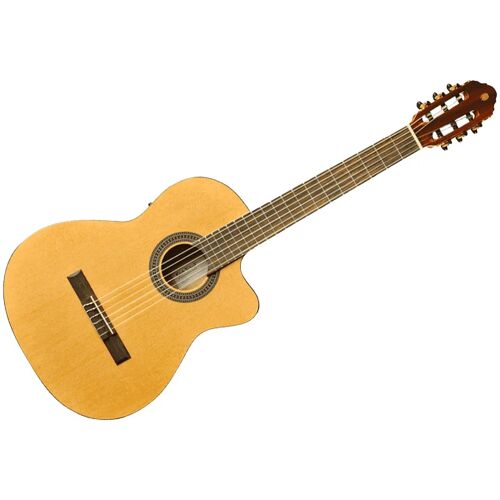 Eko Vibra 150cw Électro Natural - Guitare Électroacoustique Nylon - Classica Pan Coupé - Table Épicéa - Coloris Naturel