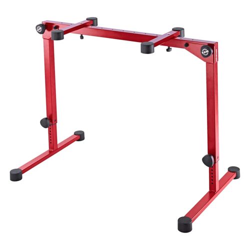 K&m 18820r Omega Pro - Support De Clavier - Matériau: Acier - Hauteur Ajustable - Dimensions Base 970 X 575 Mm