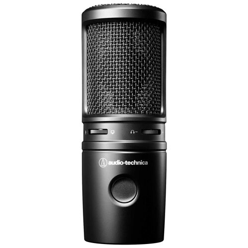 Audio-Technica AT2020USB-X - Microphone USB à électrets - Directivité cardioïde - 24 bits/96 kHz - Sortie casque - PC/Mac