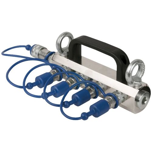 Showtec CO2 4-way Distributor - Distributeur CO2 4 voies - Q-Lock 3/8 - Montage facile
