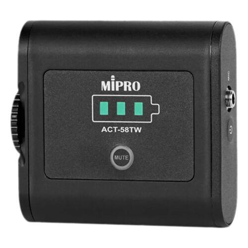 Mipro ACT-58TW - Émetteur de poche numérique - Résistant à la transpiration - Bande ISM 5,8GHz