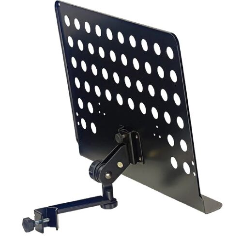 Stagg Mus-Arm 2 - Pupitre Tablette Perforée - Bras Détachable - 47.8 X 34.5 Cm - Acier