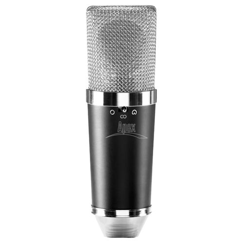 Apex electronics 445B - Noir - Microphone - omnidirectionnel - 200 O - 20 Hz à 20 kHz