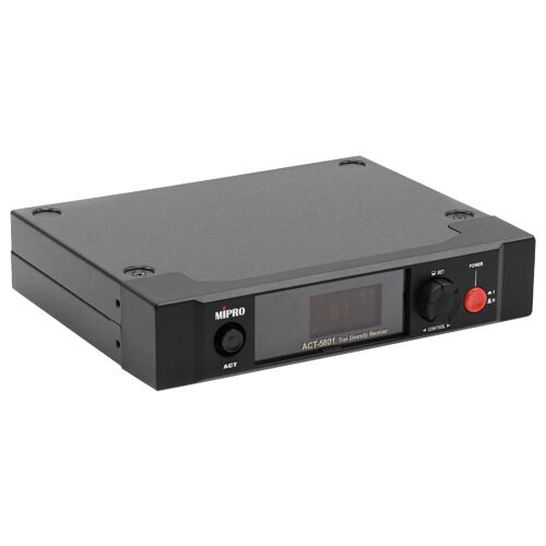 Mipro Act 5801 - Récepteur Sans Fil 5.8 Ghz - Récepteur Numérique Monocanal - 24 Fréquences Présélectionnées - Latence <1.7ms