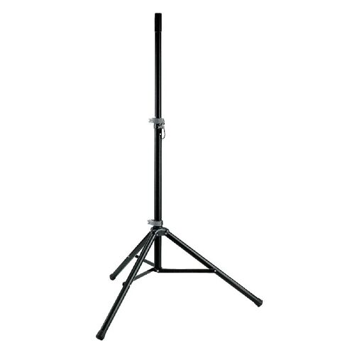 K&m 21450 - Pied d¿enceinte - Tube 35 mm - Hauteur réglable - Goupille de sécurité - Aluminium - Noir